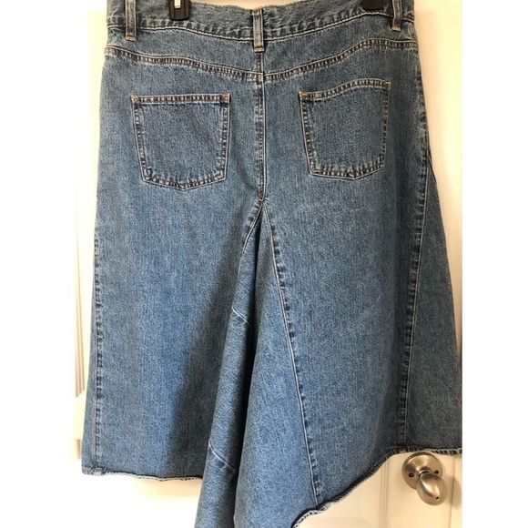 NY JEANS A LINE SKIRT DENIM SZ 14 - Picture 6 of 8